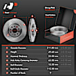 APBRPR1759 Front Disc Brake Rotors & Ceramic Brake Pads