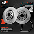 APBRPR1759 Front Disc Brake Rotors & Ceramic Brake Pads