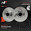APBRPR1780 6 Pcs Front Disc Brake Rotors & Ceramic Brake Pads