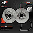 APBRPR1780 6 Pcs Front Disc Brake Rotors & Ceramic Brake Pads