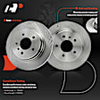 APBRPR1797 6 Pcs Rear Disc Brake Rotors & Ceramic Brake Pads