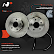 APBRPR1798 6 Pcs Front Disc Brake Rotors & Ceramic Brake Pads