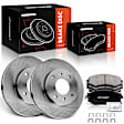 APBRPR1811 6 Pcs Front Disc Brake Rotors & Ceramic Brake Pads