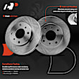 APBRPR1811 6 Pcs Front Disc Brake Rotors & Ceramic Brake Pads