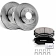 APBRPR1811 6 Pcs Front Disc Brake Rotors & Ceramic Brake Pads