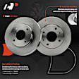 APBRPR1813 6 Pcs Front Disc Brake Rotors & Ceramic Brake Pads
