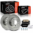 APBRPR1820 6 Pcs Rear Disc Brake Rotors & Ceramic Brake Pads