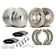 APBRPR1827 Front Disc Rotors & Pads & Rear Drums & Shoes