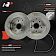 APBRPR1836 6 Pcs Rear Disc Brake Rotors & Ceramic Brake Pads