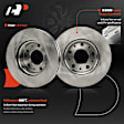 APBRPR1893 6 Pcs Front Disc Brake Rotors & Ceramic Brake Pads