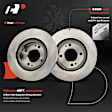 APBRPR1903 6 Pcs Front Disc Brake Rotors & Ceramic Brake Pads