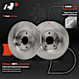 APBRPR1904 6 Pcs Rear Disc Brake Rotors & Ceramic Brake Pads