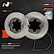 APBRPR1942 6 Pcs Front Disc Brake Rotors & Ceramic Brake Pads