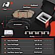 APBRPR1973 12 Pcs Front & Rear Disc Brake Rotors & Ceramic Brake Pads