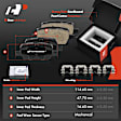 APBRPR1973 12 Pcs Front & Rear Disc Brake Rotors & Ceramic Brake Pads