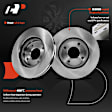 APBRPR1974 12 Pcs Front & Rear Disc Brake Rotors & Ceramic Brake Pads & Rear Brake Drums & Rear Brake Shoes