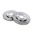 APBRPR198 Front & Rear Disc Brake Rotors & Ceramic Brake Pads