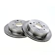 APBRPR198 Front & Rear Disc Brake Rotors & Ceramic Brake Pads
