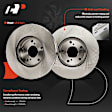 APBRPR1993 6 Pcs Front Disc Brake Rotors & Ceramic Brake Pads