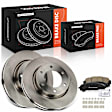 APBRPR1995 6 Pcs Front Disc Brake Rotors & Ceramic Brake Pads