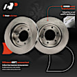 APBRPR1995 6 Pcs Front Disc Brake Rotors & Ceramic Brake Pads