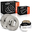 APBRPR2000 6 Pcs Front Disc Brake Rotors & Ceramic Brake Pads
