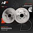 APBRPR2012 12 Pcs Front & Rear Disc Rotors & Brake Pads