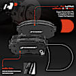 APBRPR2012 12 Pcs Front & Rear Disc Rotors & Brake Pads