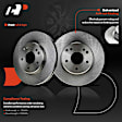 APBRPR201 Front Disc Brake Rotors & Ceramic Brake Pads