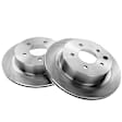 APBRPR214 Front & Rear Disc Brake Rotors & Ceramic Brake Pads