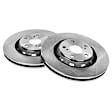 APBRPR217 Front & Rear Disc Brake Rotors & Ceramic Brake Pads