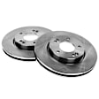 APBRPR218 Front & Rear Disc Brake Rotors & Ceramic Brake Pads