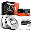 APBRPR223 Front Disc Brake Rotors & Ceramic Brake Pads