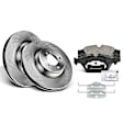 APBRPR234 Front Disc Brake Rotors & Ceramic Brake Pads