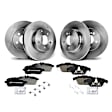 APBRPR247 Front & Rear Disc Brake Rotors & Ceramic Brake Pads