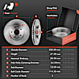 APBRPR265 Front & Rear Disc Brake Rotors & Ceramic Brake Pads