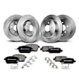 APBRPR271 Front & Rear Disc Brake Rotors & Ceramic Brake Pads