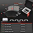 APBRPR271 Front & Rear Disc Brake Rotors & Ceramic Brake Pads