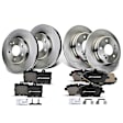APBRPR276 Front & Rear Disc Brake Rotors & Ceramic Brake Pads