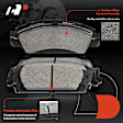APBRPR287 Front & Rear Disc Brake Rotors & Ceramic Brake Pads