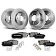 APBRPR300 Front & Rear Disc Brake Rotors & Ceramic Brake Pads