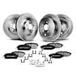 APBRPR301 Front & Rear Disc Brake Rotors & Ceramic Brake Pads