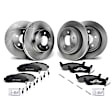APBRPR302 Front & Rear Disc Brake Rotors & Ceramic Brake Pads