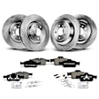 APBRPR309 Front & Rear Disc Brake Rotors & Ceramic Brake Pads