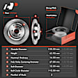 APBRPR309 Front & Rear Disc Brake Rotors & Ceramic Brake Pads