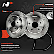 APBRPR317 Front Disc Brake Rotors & Ceramic Brake Pads