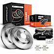APBRPR320 Rear Disc Brake Rotors & Ceramic Brake Pads