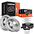 APBRPR326 Rear Disc Brake Rotors & Ceramic Brake Pads