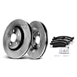 APBRPR328 Front Disc Brake Rotors & Ceramic Brake Pads