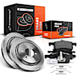 APBRPR331 Rear Disc Brake Rotors & Ceramic Brake Pads